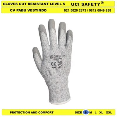 Anti Iris Sarung Tangan En 388 4543 Glove - Gambar 5