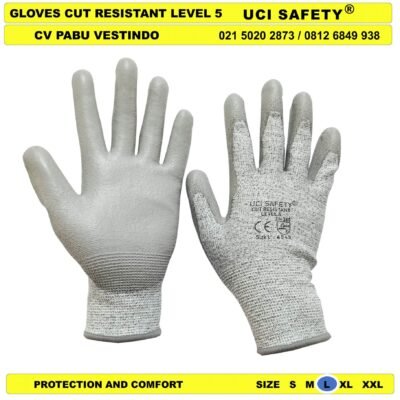 Telapak Tangan Anti Iris Anti Potong Mekanik Hand Gloves Glove - Gambar 5