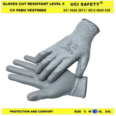 Telapak Tangan Anti Iris Anti Potong Mekanik Hand Gloves Glove