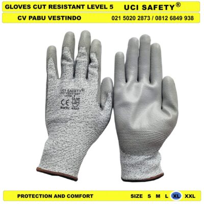 Anti Licin Telapak Tangan Kontruksi Glove