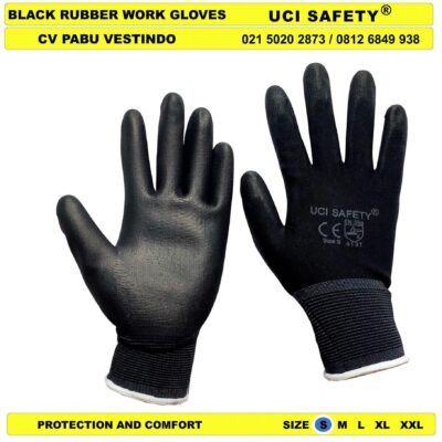 Anti Slip Uci Safety Sarung Tangan Palmfit - Gambar 4
