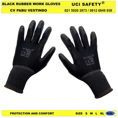 Uci Safety Sarung Tangan PU Proyek Tukang Bagunan Pengaman kerja - Gambar 4