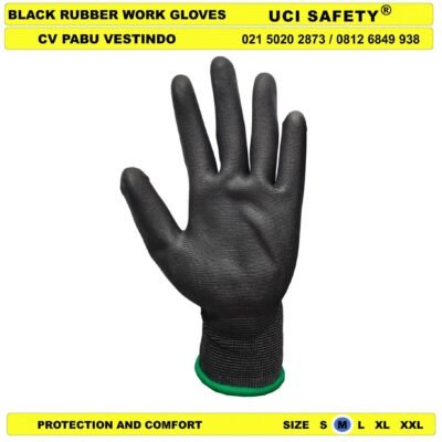 Bahan Nylon Polyester Proyek Tukang Bagunan Sarung Tangan Polyurethane Hand Gloves - Gambar 5