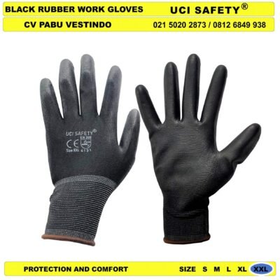 Uci Safety Sarung Tangan Bahan Nylon Polyester Safety Gloves Pengaman kerja