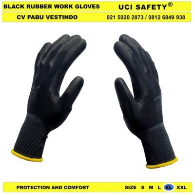 Uci Safety Proyek Tukang Bagunan Anti Slip Packing otomotif Mekanik Bengkel Montir Motor - Gambar 3