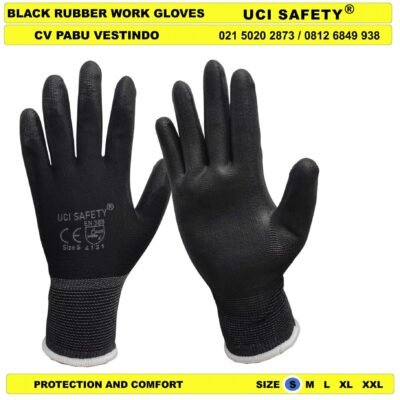 Uci Safety Sarung Tangan Kerja Hand Gloves Security Satpam - Gambar 5