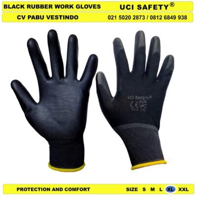 Anti Slip Uci Safety otomotif Mekanik Bengkel Montir Motor Sarung Tangan Safety Gloves - Gambar 3