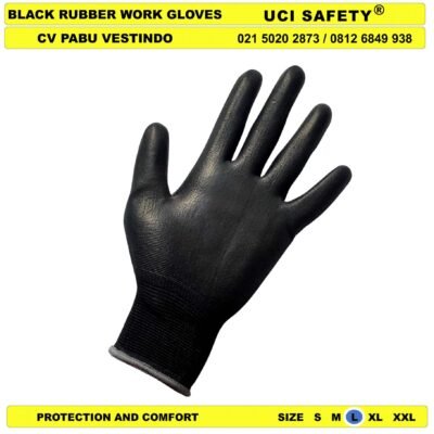 Anti Slip Uci Safety otomotif Mekanik Bengkel Montir Motor Sarung Tangan Safety Gloves - Gambar 4