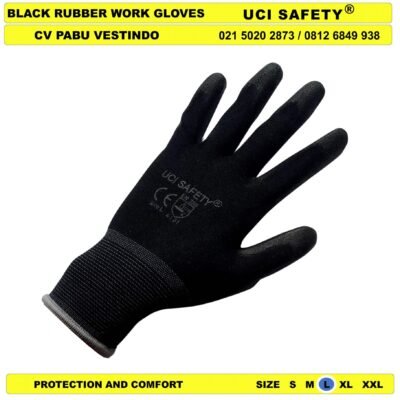 Uci Safety Sarung Tangan Proyek Tukang Bagunan Berkebun Safety Gloves - Gambar 5