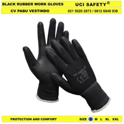 Sarung Tangan Uci Safety Security Satpam Hand Gloves - Gambar 2