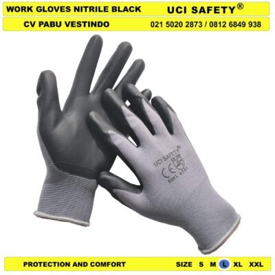 Anti Licin Pengaman kerja Nitril Anti Slip Uci Safety - Gambar 4