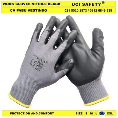Anti Licin Pengaman kerja Nitril Anti Slip Uci Safety - Gambar 5