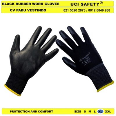 Berkebun PU Palmfit Uci Safety Proyek Tukang Bagunan Sarung Tangan