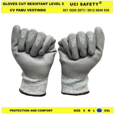 Cut Glove Sarung Tangan Pabrik Glove - Gambar 4