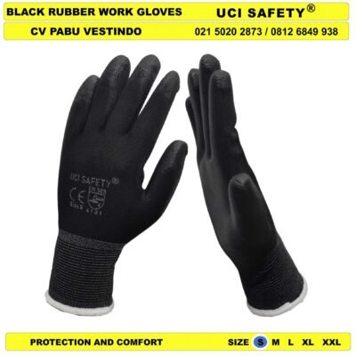 Berkebun Bahan Nylon Polyester Kerja Safety Gloves Uci Safety