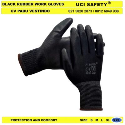 Coating Karet Uci Safety Polyurethane Anti Slip Sarung Tangan