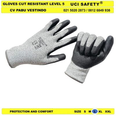 Sarung Tangan Cut Resistant Level 5 Pabrik - Gambar 2