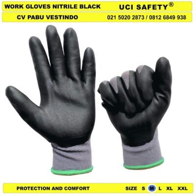 Sarung Tangan safety Gloves Pengaman kerja k3 Hse Safety Kerja Kerja - Gambar 4