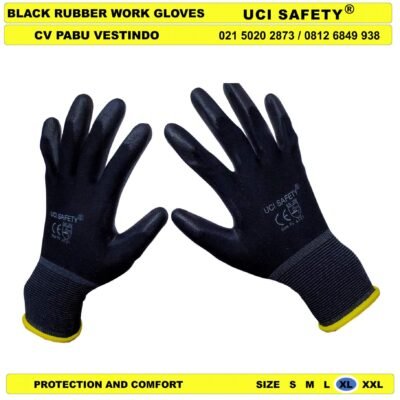 Uci Safety Sarung Tangan Security Satpam Berkebun Palmfit - Gambar 5