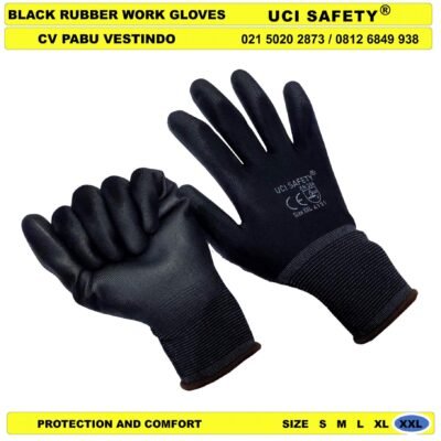 Berkebun Sarung Tangan Bahan Nylon Polyester Uci Safety - Gambar 4