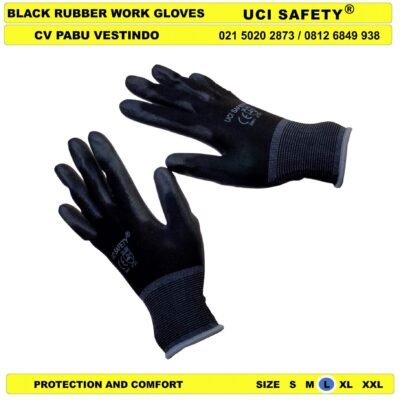 Dilapisi Karet otomotif Mekanik Bengkel Montir Motor Packing Safety Gloves Uci Safety Sarung Tangan - Gambar 5