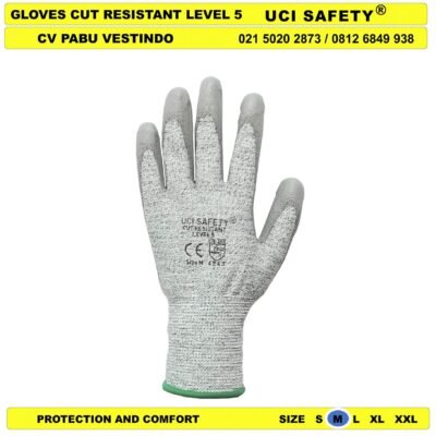 Warna Abu Abu, Hitam Pabrik Anti Slip Glove
