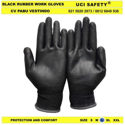 Uci Safety Pengaman kerja PU Anti Slip Palm Fit - Gambar 4