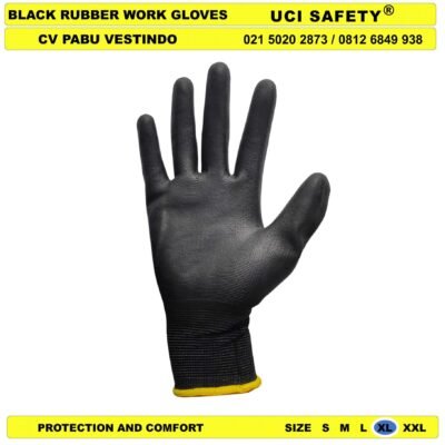 Uci Safety Sarung Tangan Polyurethane Dilapisi Karet Packing - Gambar 2