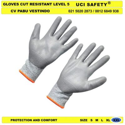Cut Resistant Level 5 Pabrik Sarung Tangan Glove - Gambar 2