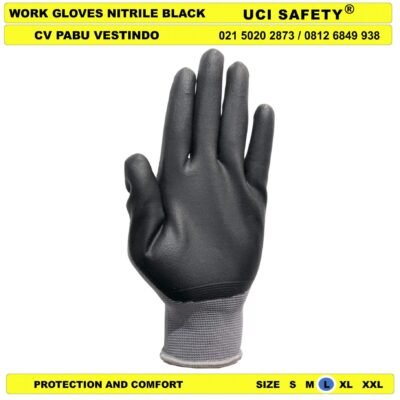 Anti Slip Uci Safety En 388 Berkebun safety Gloves - Gambar 4