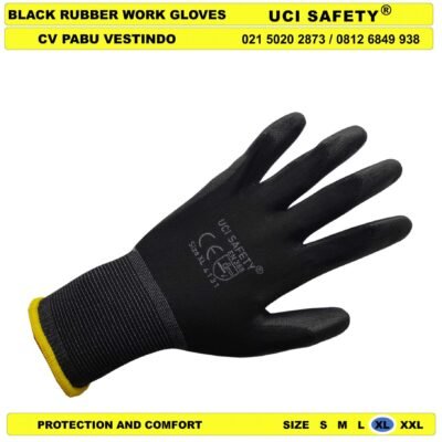 Uci Safety Sarung Tangan Security Satpam Berkebun Palmfit - Gambar 2