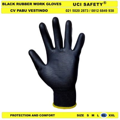 Uci Safety Sarung Tangan Industri Pabrik Pengaman kerja Security Satpam - Gambar 2