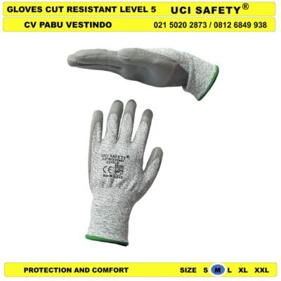 Ukuran S M L XL XXL Sarung Tangan Tebal Anti Sayat Cut Glove Glove - Gambar 4