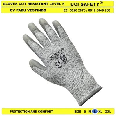Tebal Coating Karet Nitril Sarung Tangan Ukuran S M L XL XXL Glove - Gambar 2