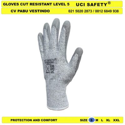 Telapak Tangan Anti Iris Pertambangan Glove