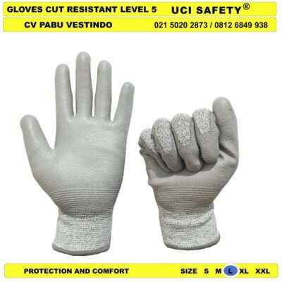 Coating Karet Nitril Proyek Safety Kerja Glove