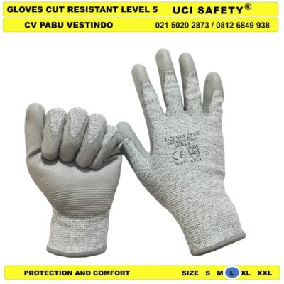 Anti Licin Sarung Tangan Pengaman kerja Kaca Glove