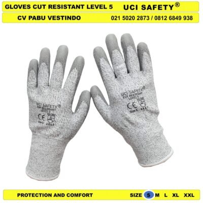 Ukuran S M L XL XXL Anti Gores Sarung Tangan Glove
