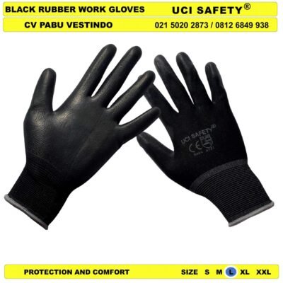 Sarung Tangan Telapak Tangan dilapisi karet Glove