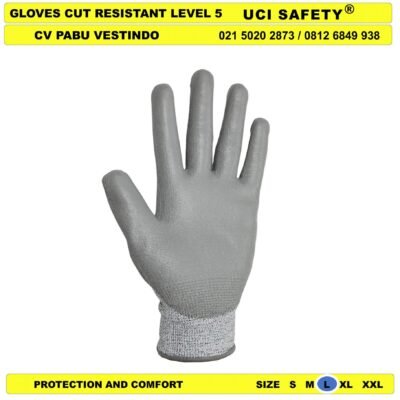 Welding Anti Licin Cutting Uci Safety Anti Sayat Glove