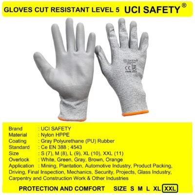 Sarung Tangan Safety Kerja Motor Hand Gloves - Gambar 3