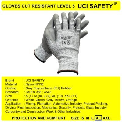 Sarung Tangan Perkebunan Kaca Hand Gloves Safety Gloves Anti Potong Anti Licin