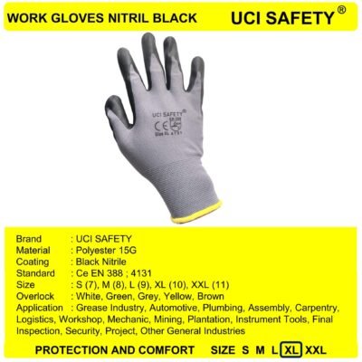 Sarung Tangan Work Multi Purpose Greasy Teknik Mesin