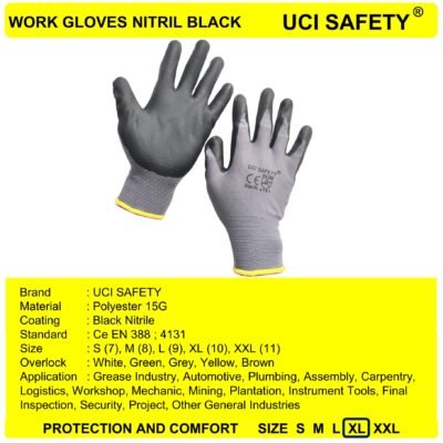 Uci Safety Safety Gloves En Mechanical - Gambar 5