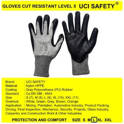 Uci Safety Anti Pisau Potong Mekanik Berkebun - Gambar 2