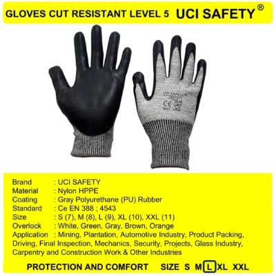 Uci Safety Anti Potong Kaca Anti Licin - Gambar 5