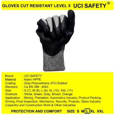 Uci Safety Anti Pisau Potong Mekanik Berkebun - Gambar 3
