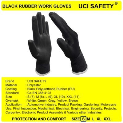 Uci Safety Pabrik Anti Slip Polyester Satpam - Gambar 2