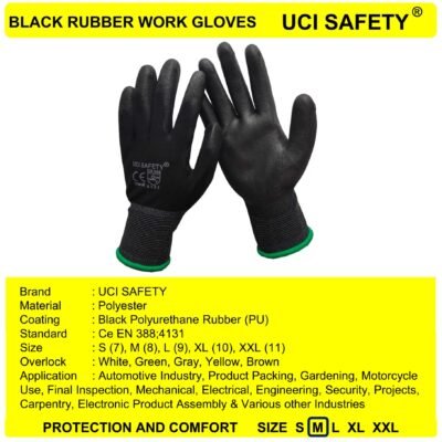Gloves Coating Karet Bengkel Palmfit Kerja
