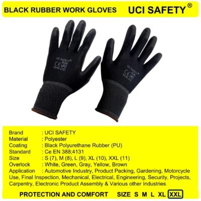 Gloves Packing Polyester Proyek Security